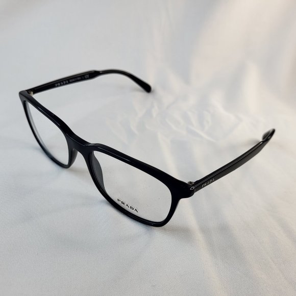 Prada PR 13XV 1AB-101 Rx-able Men's Eyeglasses Black Made in Italy NEW - Picture 3 of 7